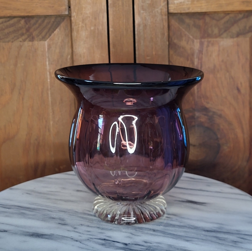 Pilgrim Amethyst Glass Vase